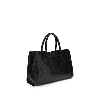 Schwarze Lammleder Schultertasche Ovis Aries Aries