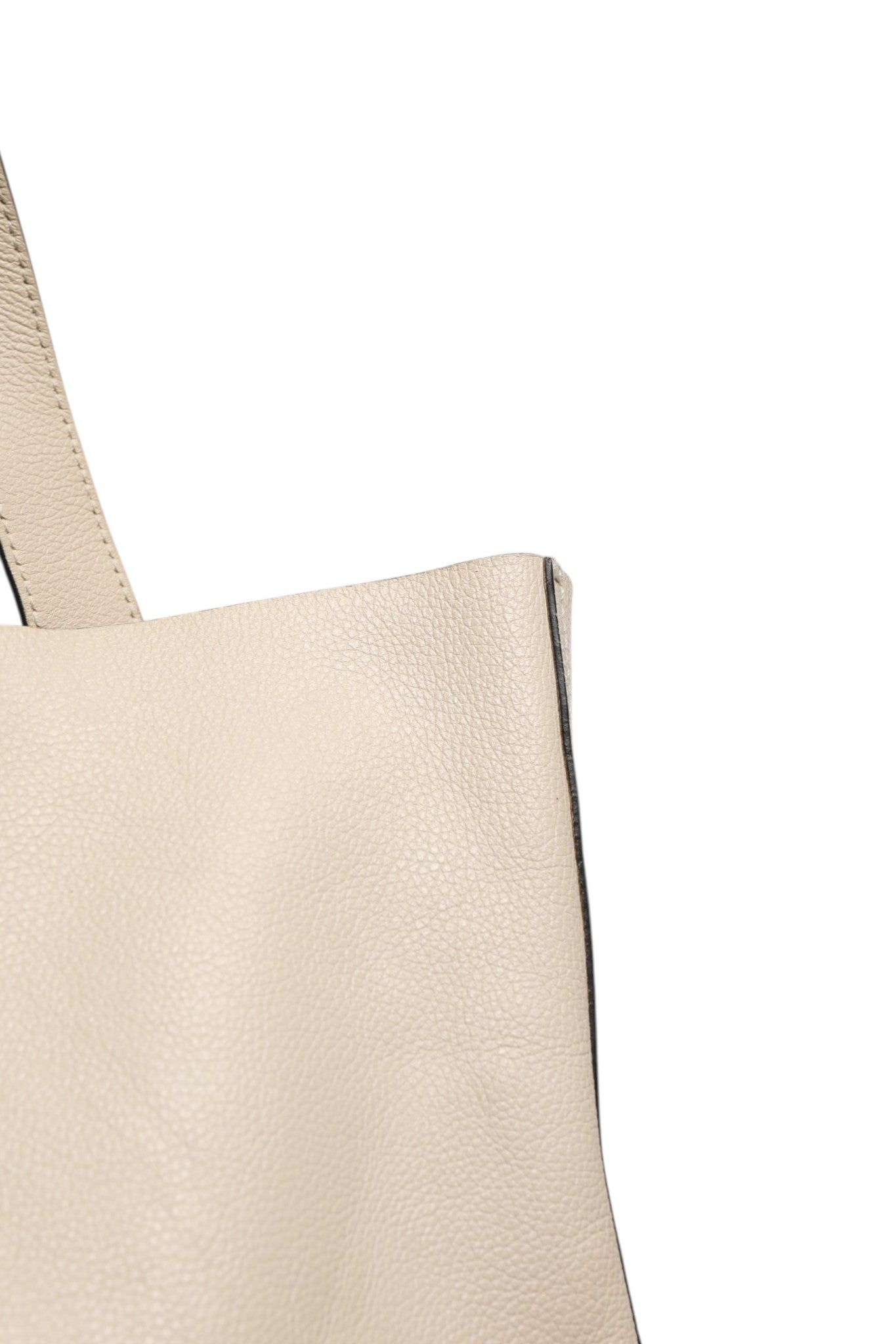 Weiße Web Sherry Logo Print Tote Bag