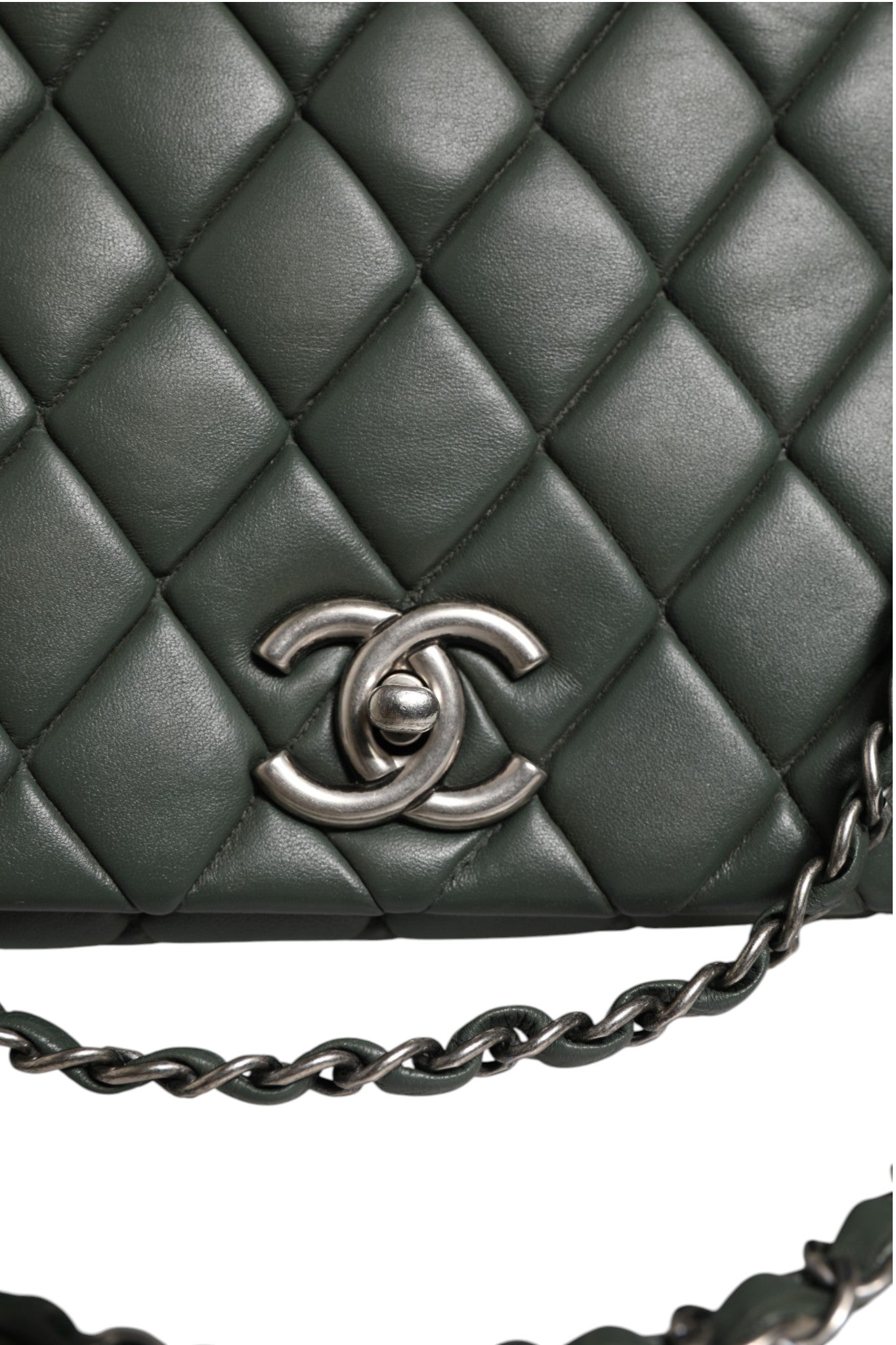 Gesteppte Lammleder New Bubble Flap Bag