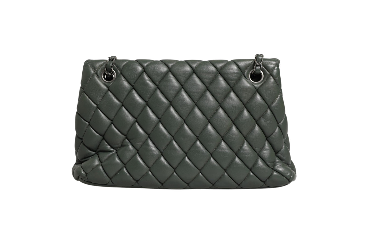 Gesteppte Lammleder New Bubble Flap Bag