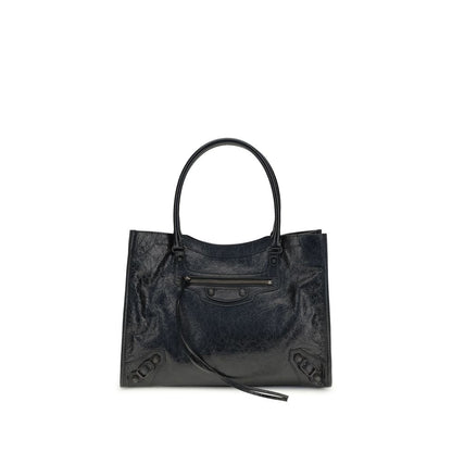 Schwarze Lammleder Schultertasche Ovis Aries Aries