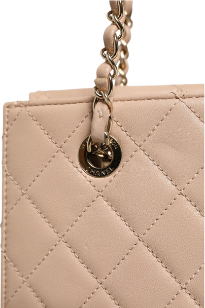 Gesteppte Leder Beauty Lock Flap Bag