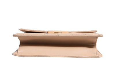 Gesteppte Leder Beauty Lock Flap Bag