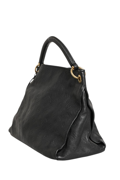 Czarna torebka Artsy MM z monogramem Empreinte
