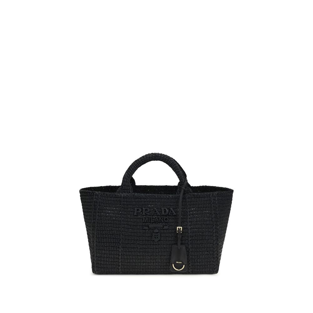 Schwarze Schultertasche aus Viskose