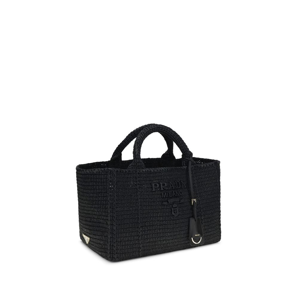 Schwarze Schultertasche aus Viskose