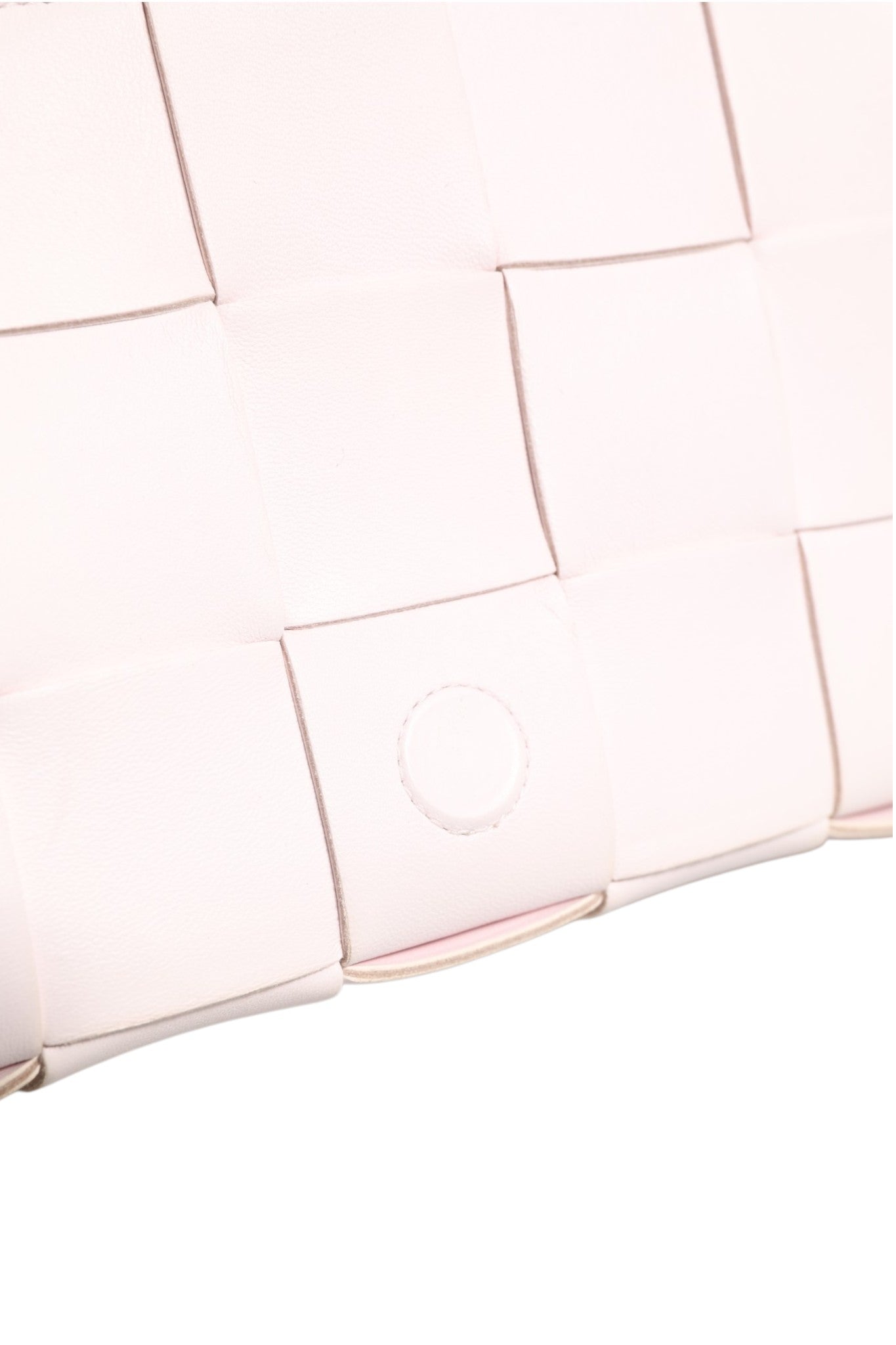 Pink Intrecciato Cassette Schultertasche
