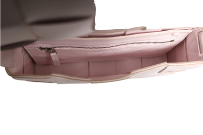 Pink Intrecciato Cassette Schultertasche