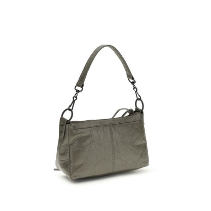 Schultertasche aus zweifarbigem Kalbsleder Bos Taurus