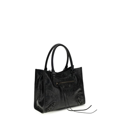 Schwarze Lammleder Schultertasche Ovis Aries Aries