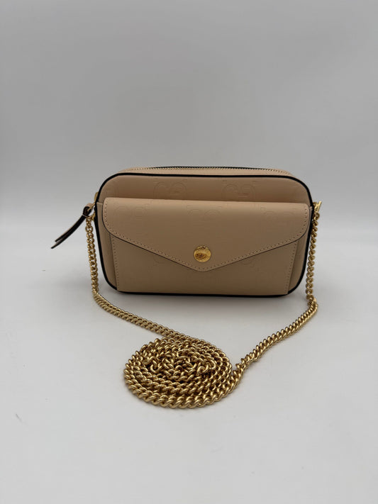 GUCCI GG Jumbo Beige mit Fronttasche Umhängetasche