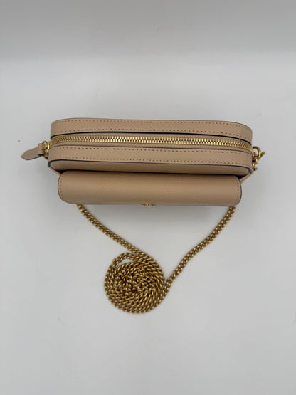 GUCCI GG Jumbo Beige mit Fronttasche Umhängetasche