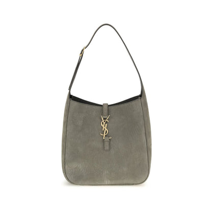 Graue Bos Taurus Kalbsleder Schultertasche