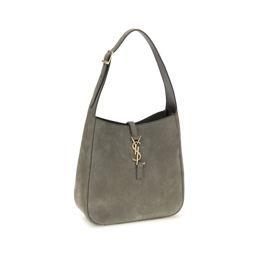 Graue Bos Taurus Kalbsleder Schultertasche