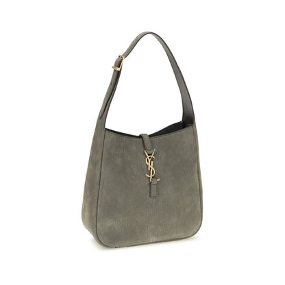 Graue Bos Taurus Kalbsleder Schultertasche