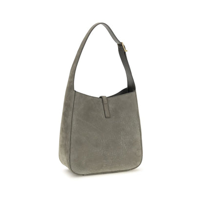 Graue Bos Taurus Kalbsleder Schultertasche