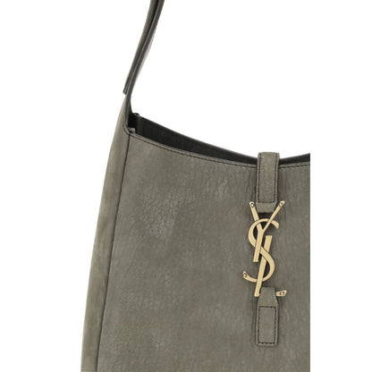Graue Bos Taurus Kalbsleder Schultertasche
