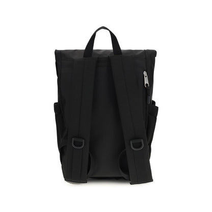 Schwarzer Nylon-Rucksack