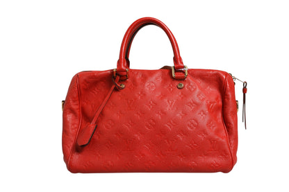 Rote Monogram Empreinte Speedy Bandouliere 30