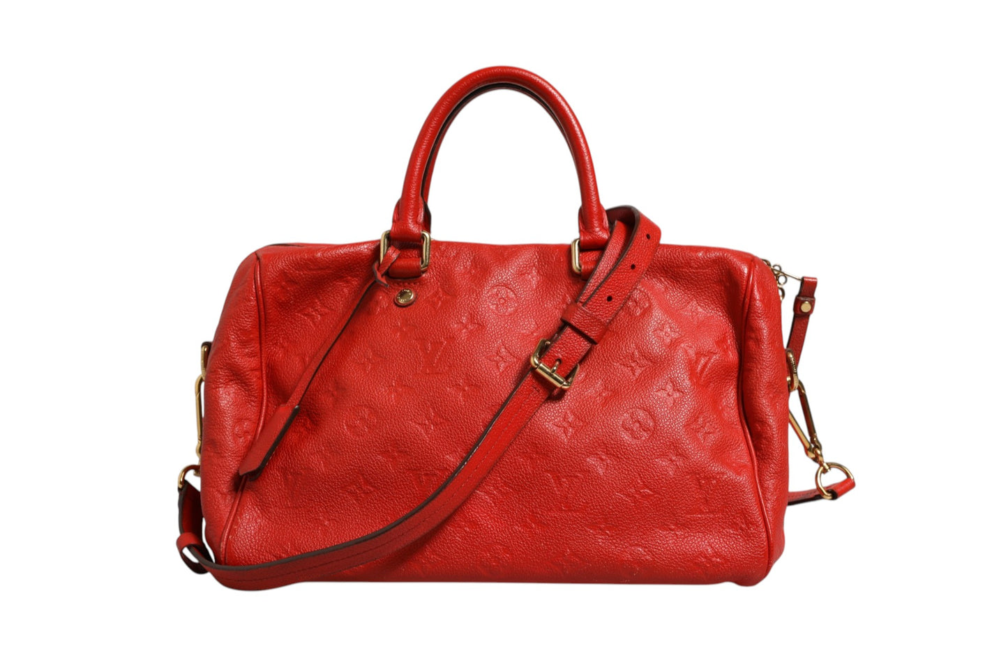 Rote Monogram Empreinte Speedy Bandouliere 30