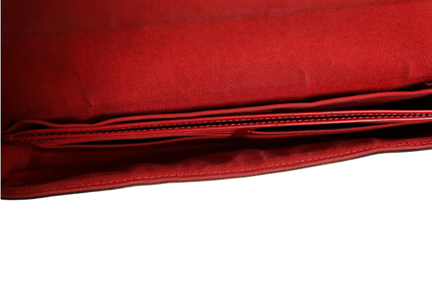 Pochette Felice Geldbörse mit Kette aus Damier Ebene Canvas