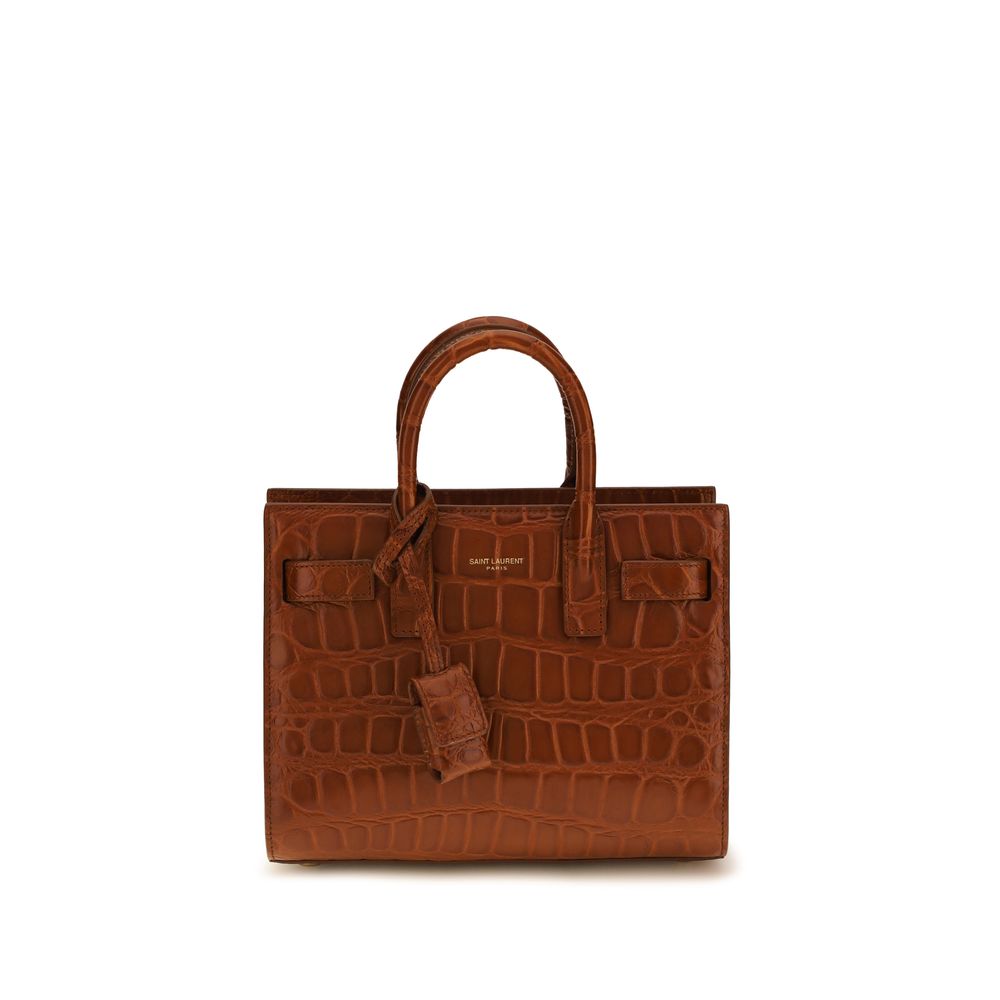 Braune Kalbsleder Bos Taurus Handtasche