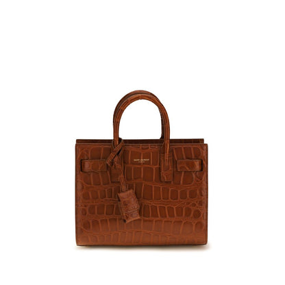 Braune Kalbsleder Bos Taurus Handtasche