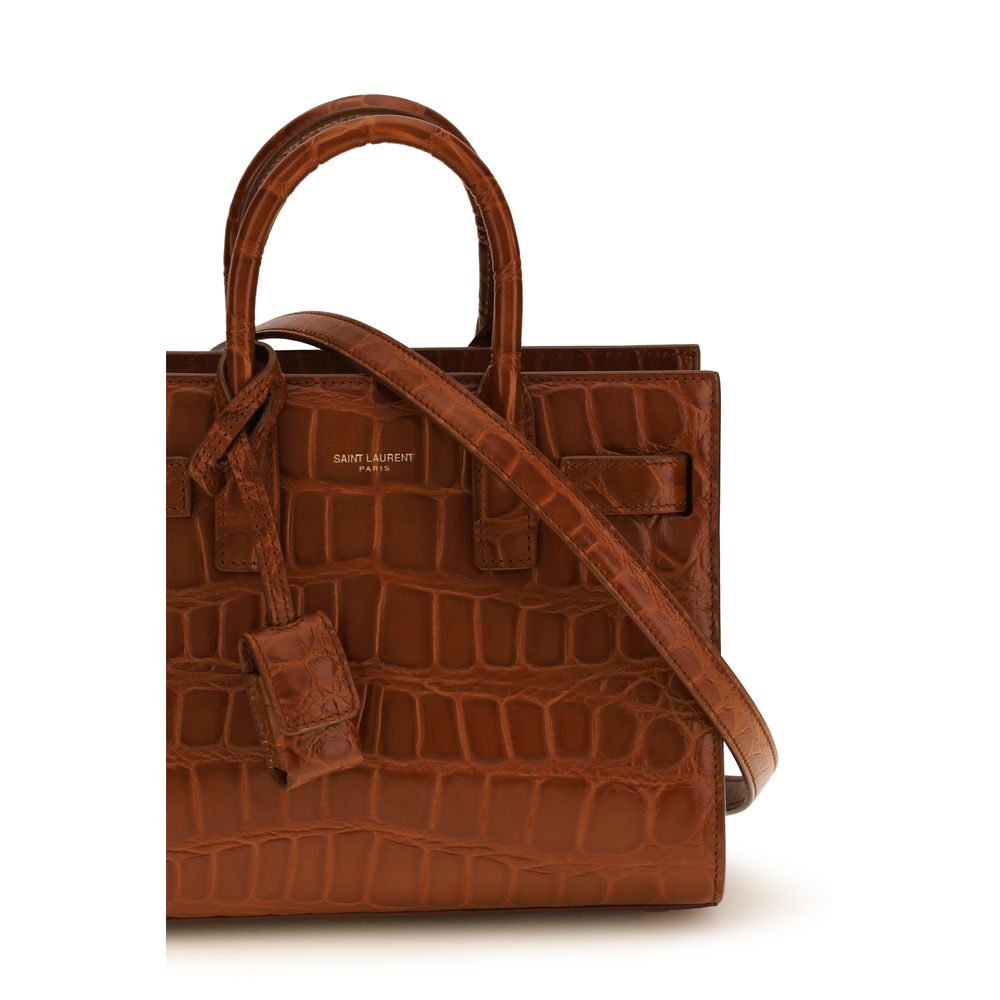 Braune Kalbsleder Bos Taurus Handtasche