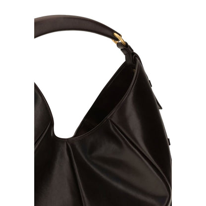 Braune Kalbsleder Bos Taurus Schultertasche