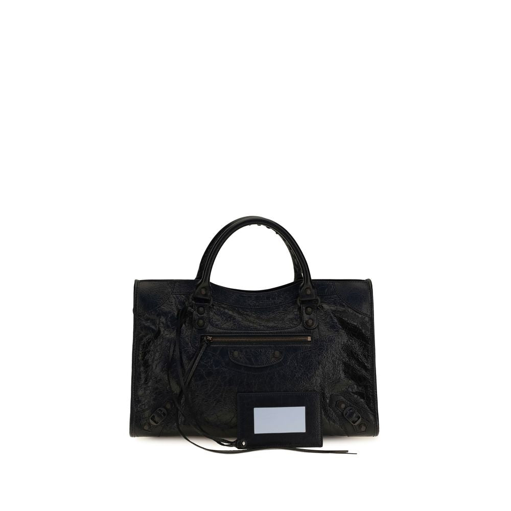 Schwarze Lammleder Schultertasche Ovis Aries Aries