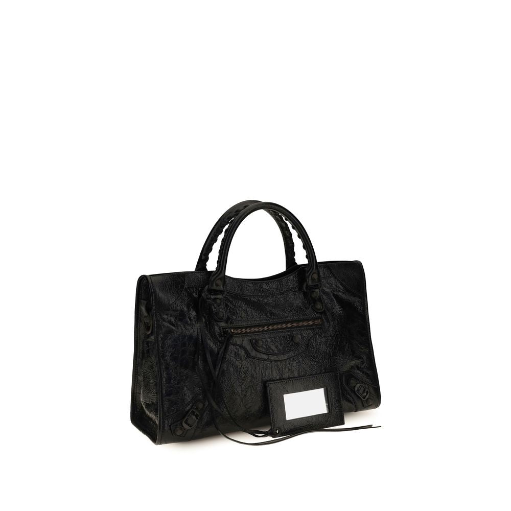 Schwarze Lammleder Schultertasche Ovis Aries Aries