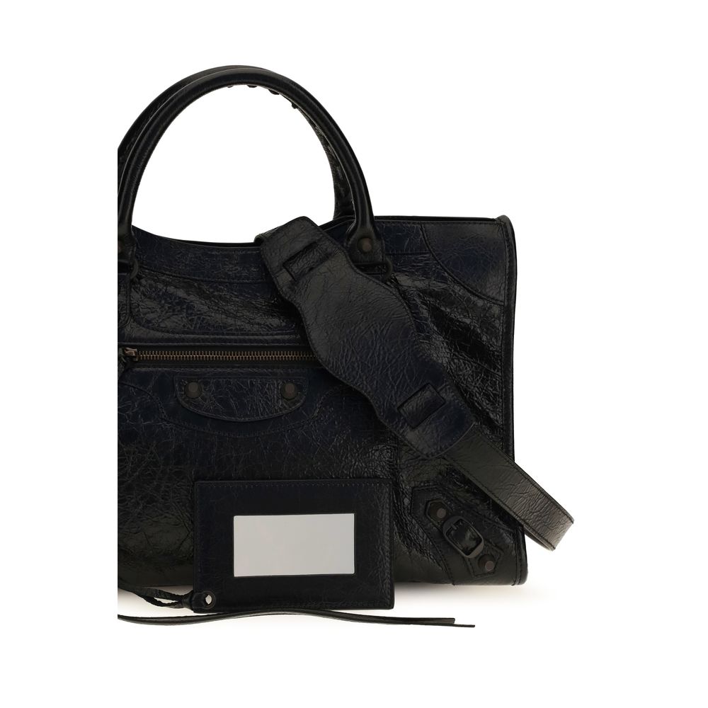 Schwarze Lammleder Schultertasche Ovis Aries Aries