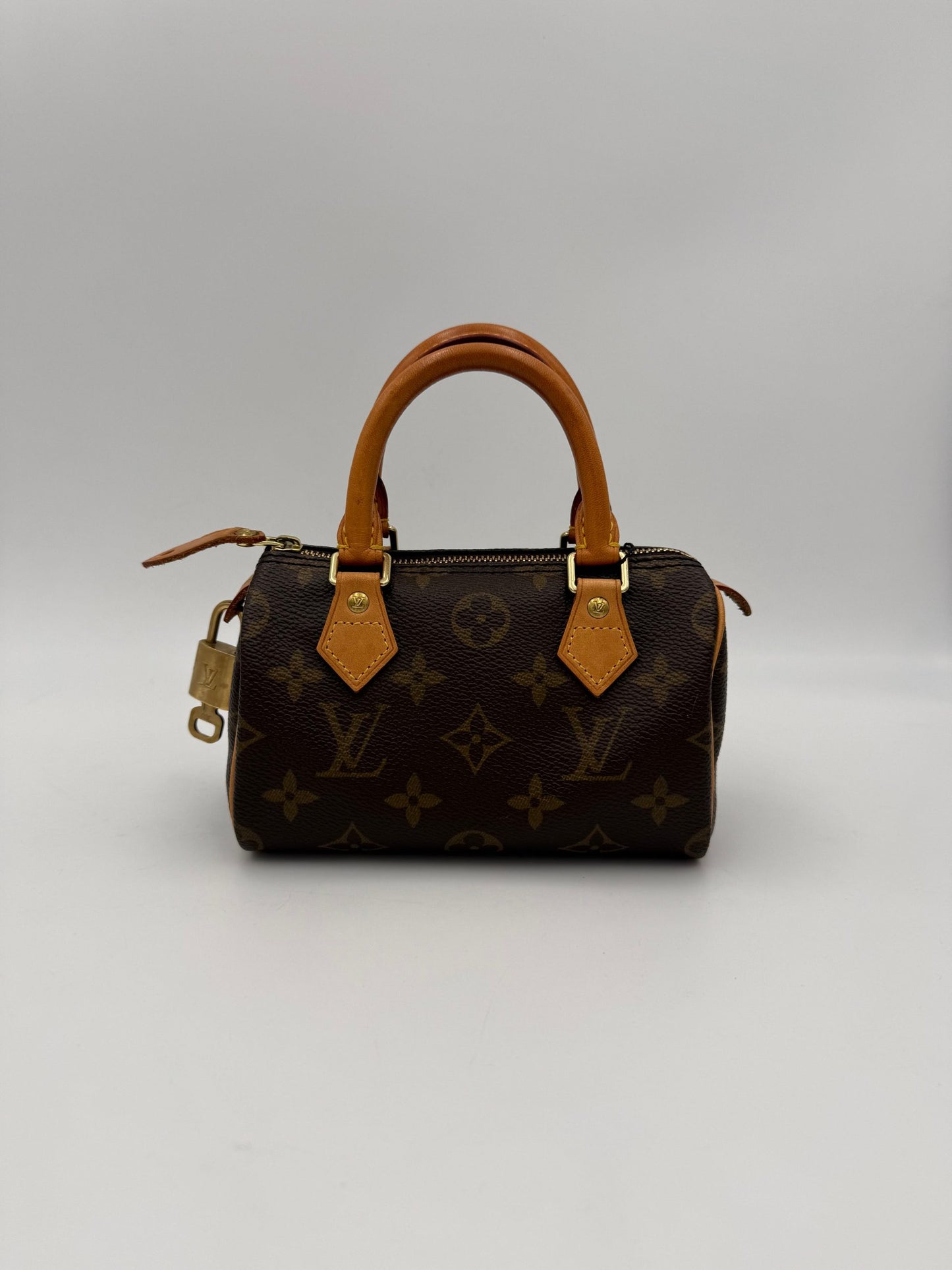 LOUIS VUITTON Nano Speedy Monogram Handtasche