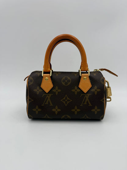 LOUIS VUITTON Nano Speedy Monogram Handtasche
