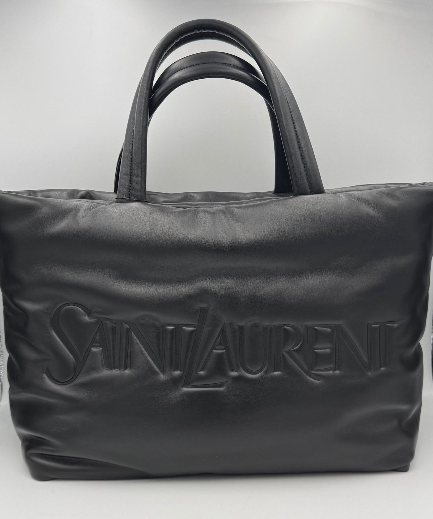 SAINT LAURENT Shopper Large aus Lammleder