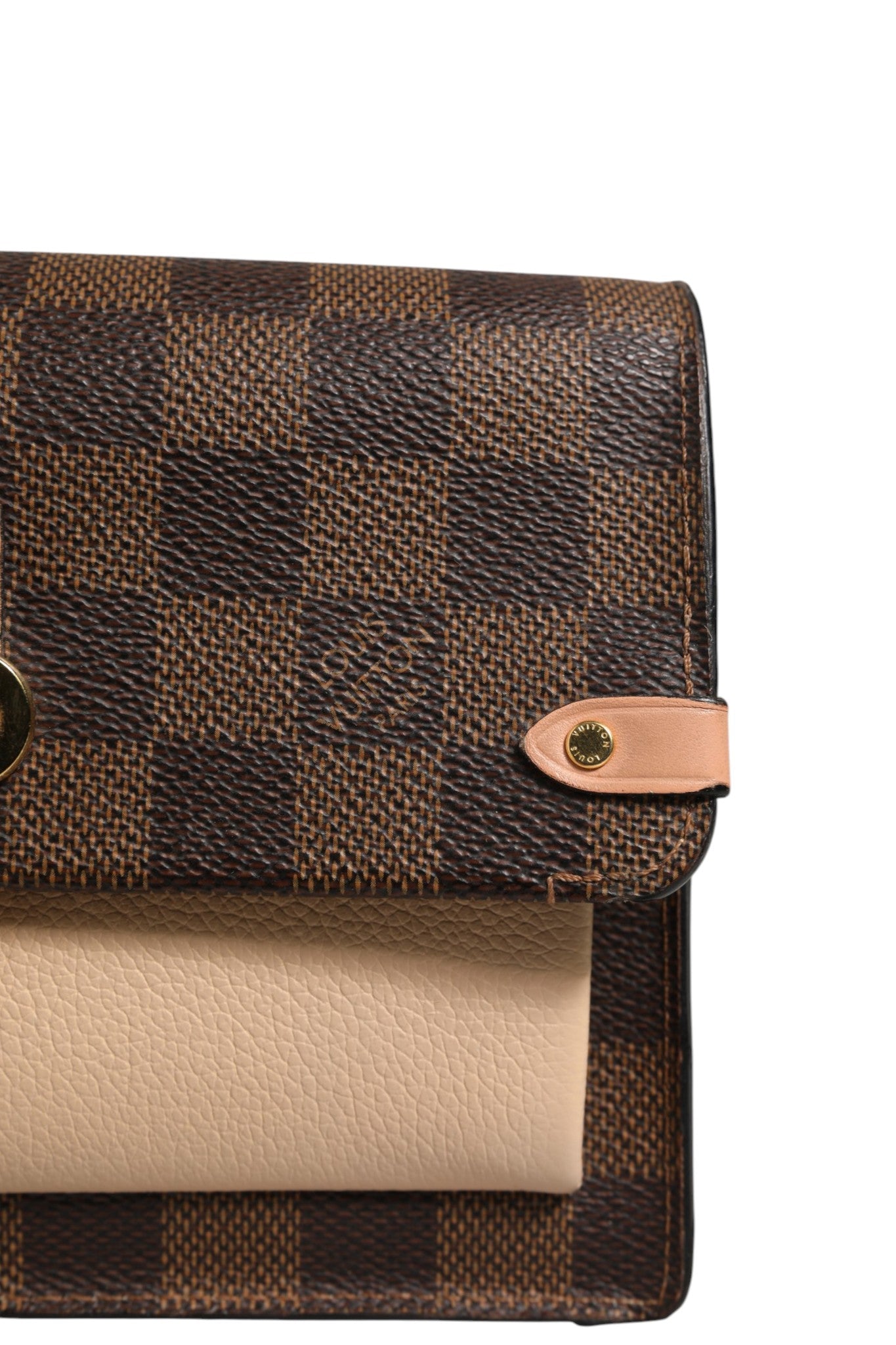 Vavin Chain Wallet aus Damier Ebene Canvas