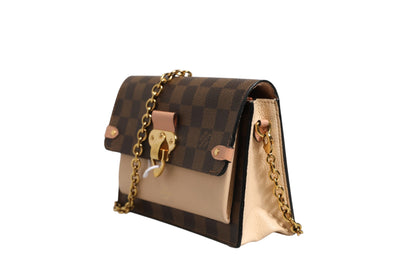 Vavin Chain Wallet aus Damier Ebene Canvas