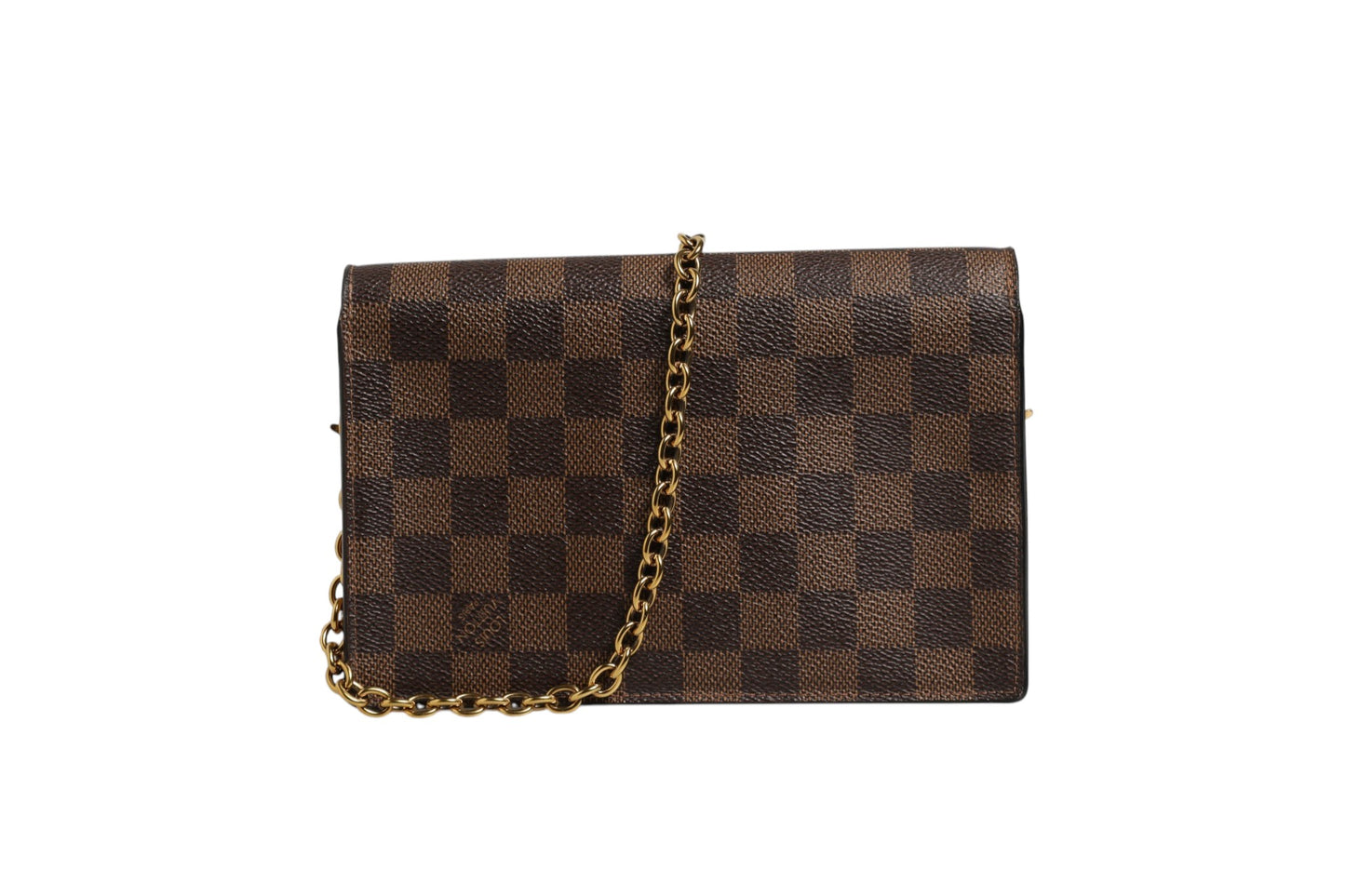 Vavin Chain Wallet aus Damier Ebene Canvas