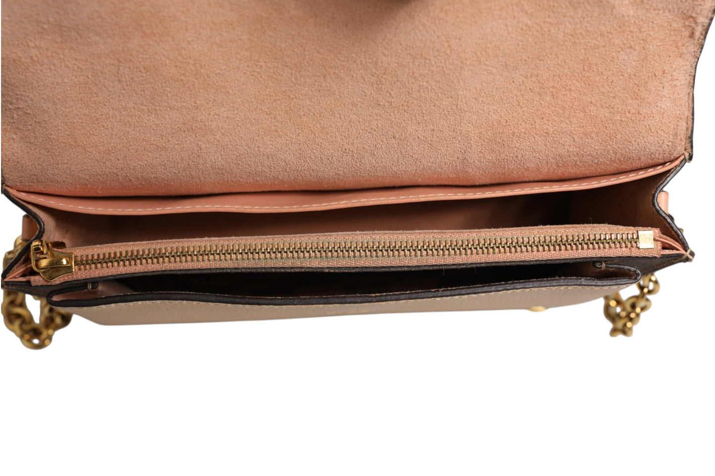 Vavin Chain Wallet aus Damier Ebene Canvas
