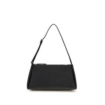Schwarze Kalbsleder Bos Taurus Handtasche