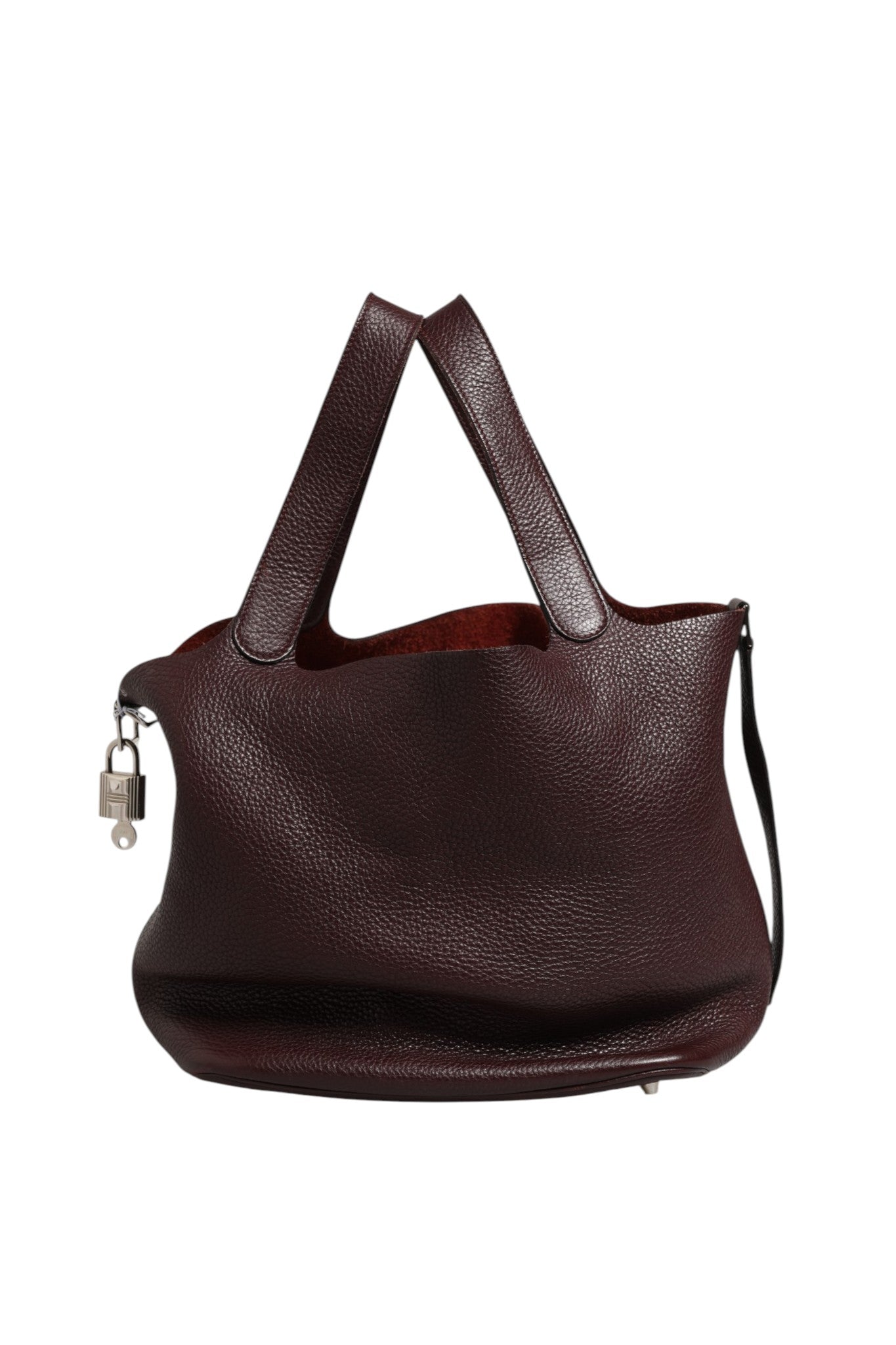 Picotin Taurillon Clemence Handtasche in Schokolade