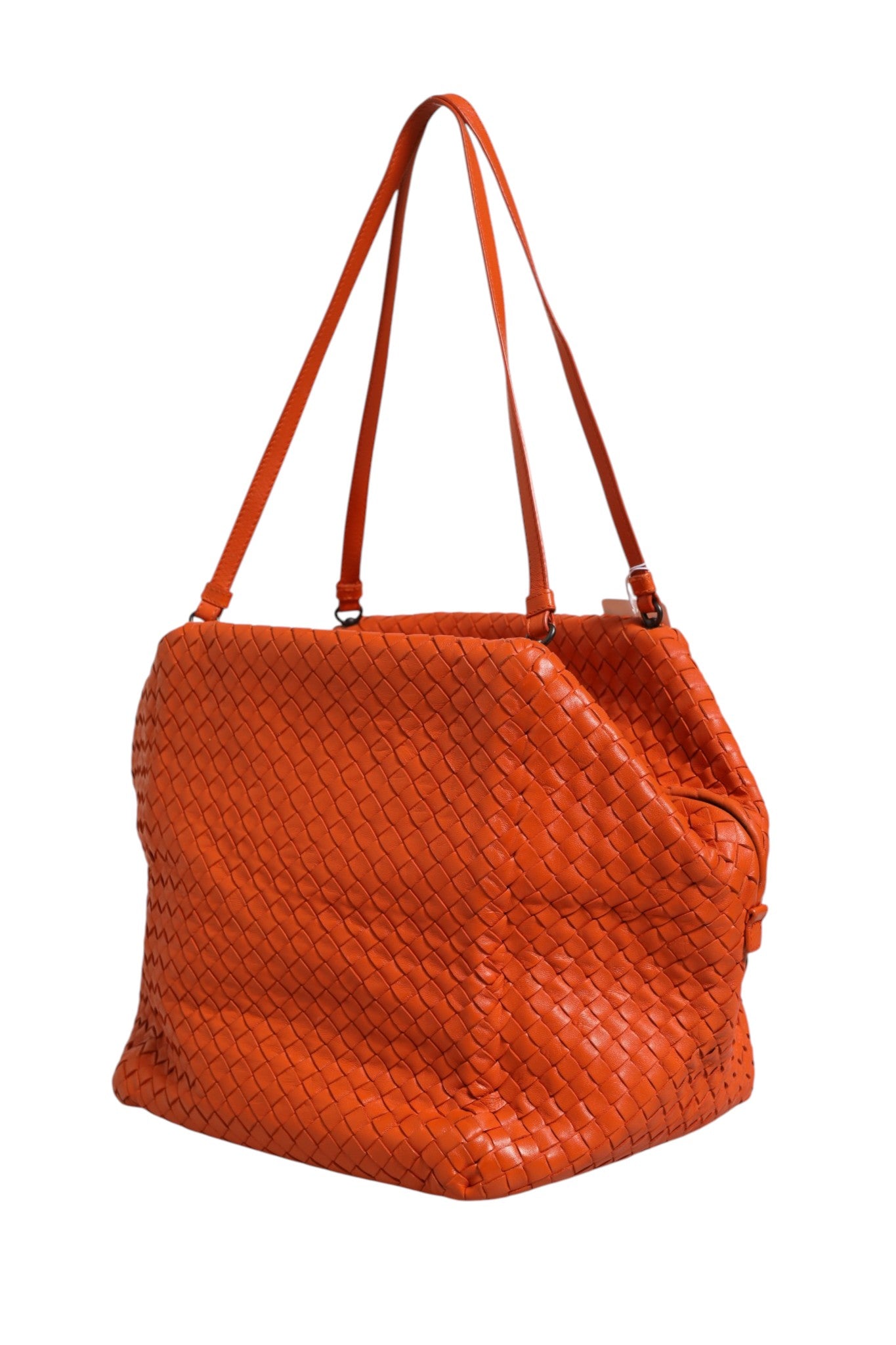Intrecciato Nappa Leder Cube Bag