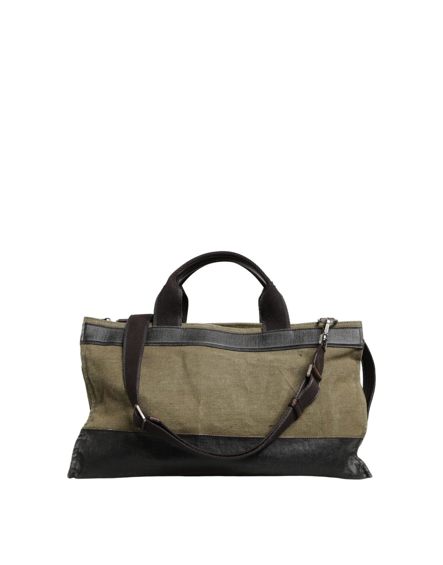 Militärgrüne zweifarbige Tote Reisetasche Schultertasche