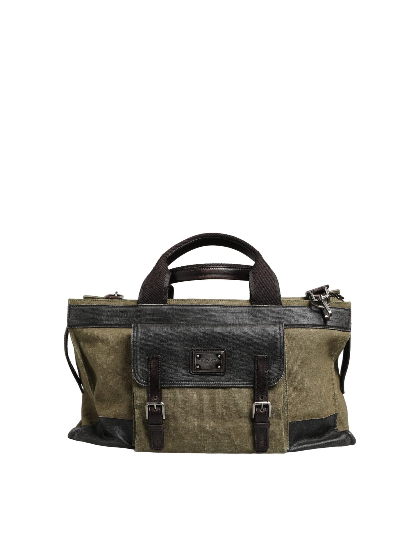Militärgrüne zweifarbige Tote Reisetasche Schultertasche