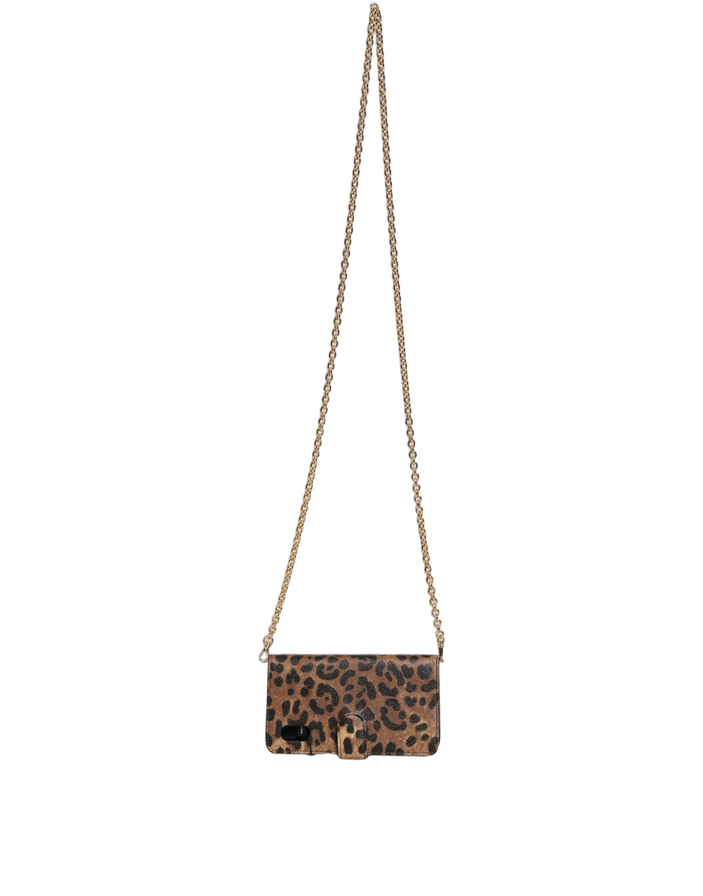 Flip Cover Braun Leopard Kristall iPhone X - XS Hülle