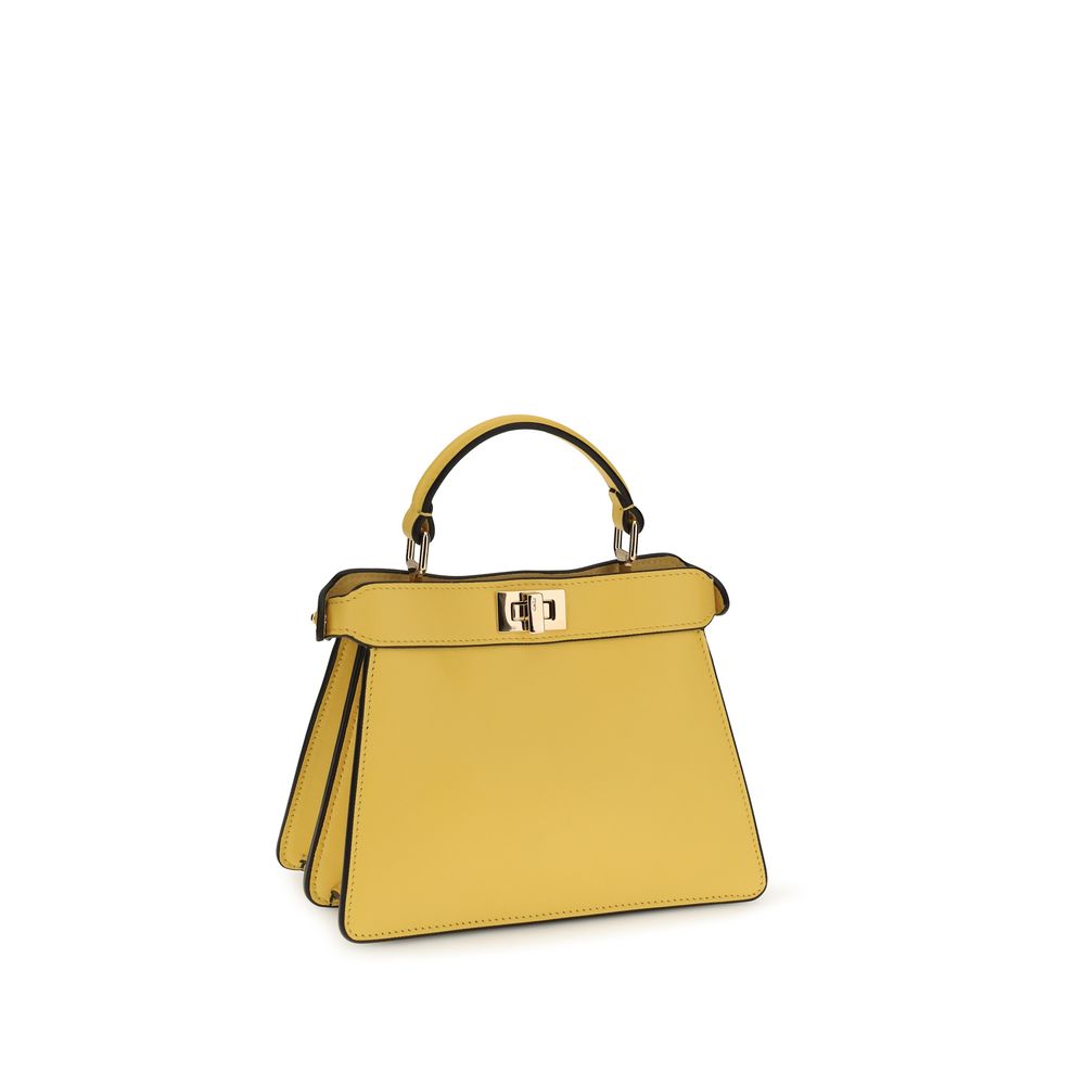 Schultertasche aus Kalbsleder Bos Taurus in Bicolor