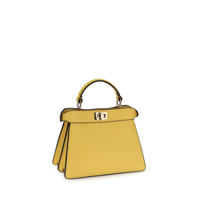 Schultertasche aus Kalbsleder Bos Taurus in Bicolor