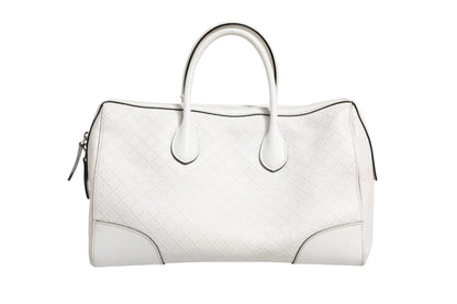 Medium Diamante Leder Boston Bag