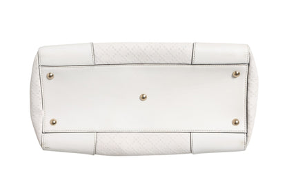 Medium Diamante Leder Boston Bag