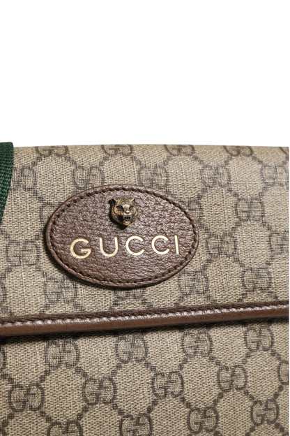 Supreme Monogram Neo Vintage Web Gürteltasche Braun